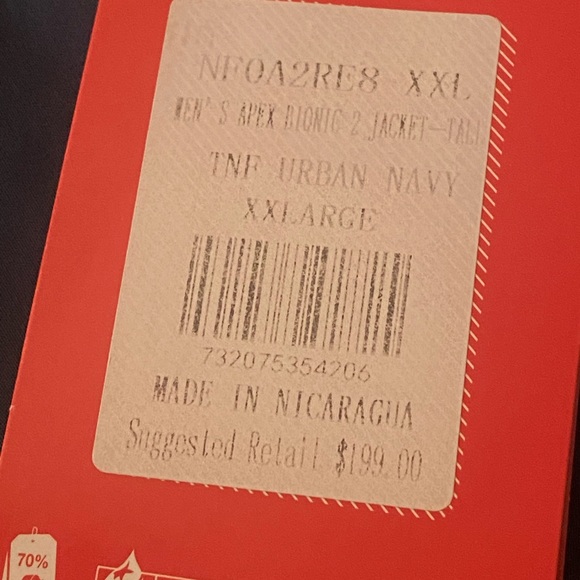 North Face performance jacket mens XXL-NWT - Picture 4 of 4